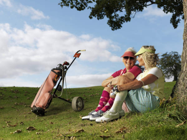 senior woman golfers